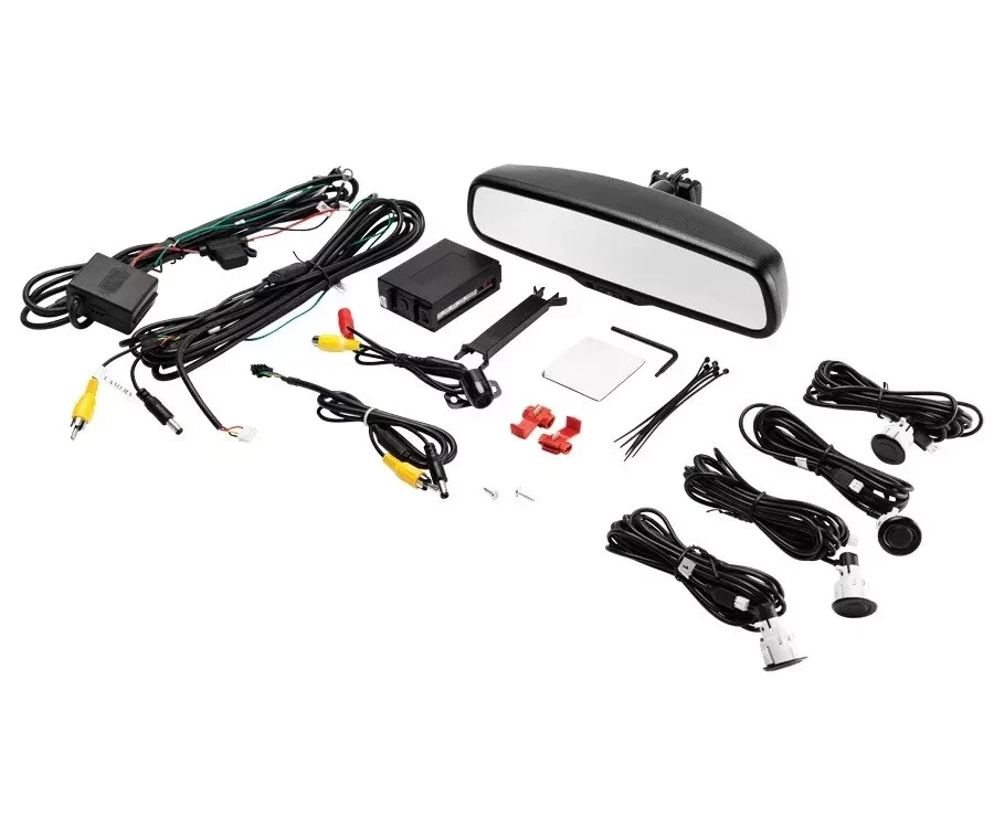 NEW Crimestopper SV-9164 Rearview Mirror w/ 4.3" Display & Built-In Park Assist - Image 1 of 1