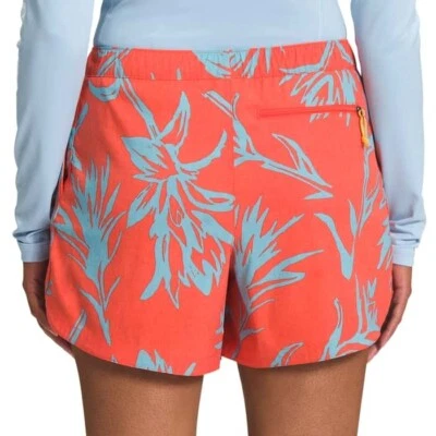 Pantalones Cortos The North Face Clase V Mujer 3X Retro Naranja Tropical Pincel Bolsillo Foto 1 de 4