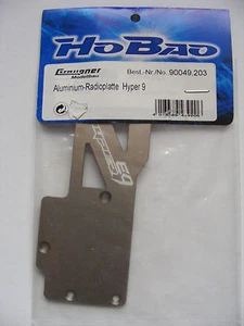 Hobao / Graupner Aluminium Radioplate, Hyper 9, Part Number 90049.203 - Picture 1 of 1