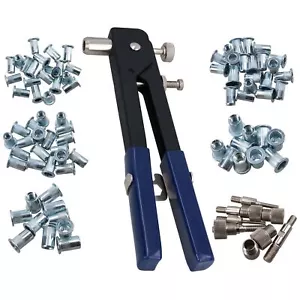 Kit de remachado de tuerca de mano de alta resistencia remachado remachado M3 – M8 sujetador 86 piezas - Imagen 1 de 4