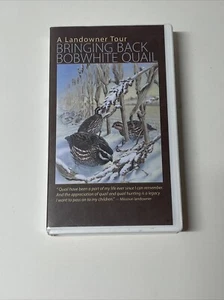 A Landowner Tour Bringing Back Bobwhite Quail Vhs - Picture 1 of 7