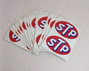 VTG STP Stickers Lot Of 46 (23 Sheets) Original Racing Decals Advertising Oil - Picture 1 of 7
