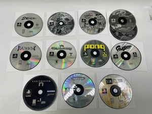 Sony PS1 Game Lot (Crash Bash, Sim City, Rayman, Pong, Frogger, Pac-Man, Dare..) - Picture 1 of 6