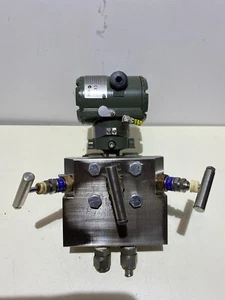 Yokagawa pressure transmitter druktransmitter met manifold - Picture 1 of 5