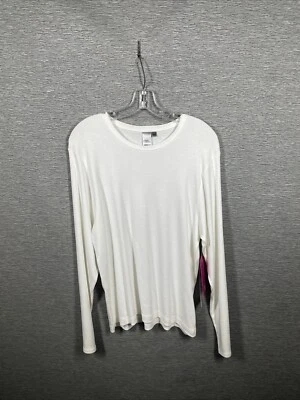 NUEVA Camiseta Médica Urbane Para Mujer Manga Larga Blanca Talla XXL Foto 1 de 4