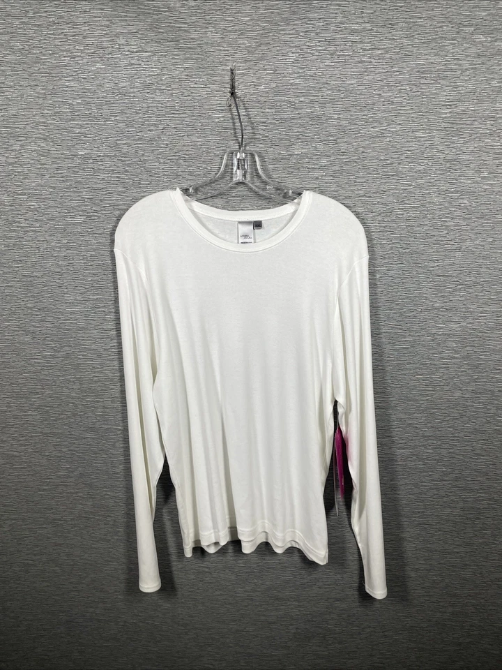 NUEVA Camiseta Médica Urbane Para Mujer Manga Larga Blanca Talla XXL Foto 1 de 4