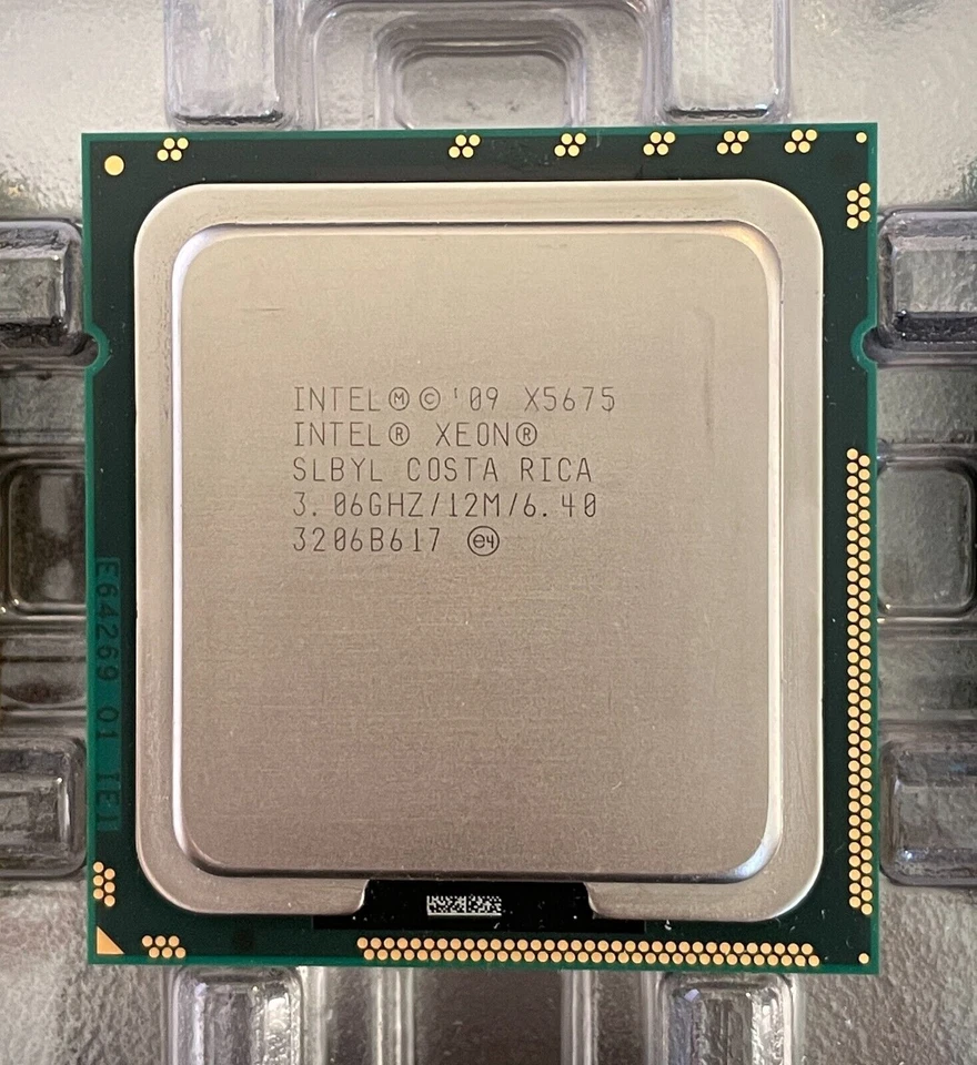 Intel Xeon X5675 / 6x 3.06 GHz / SLBYL 6-Core CPU Processor LGA1366 - Image 1 of 1