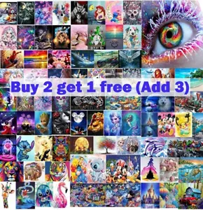 5D Full Drill Diamond Painting Embroidery Cross Craft Stitch Photo Art Kit Decor - Picture 1 of 277