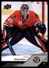 2022-23 AHL Base #60 Arvid Soderblom - Rockford IceHogs