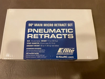 Eflite 90 degree Micro Retract Set (EFGP0150) - Image 1 of 4