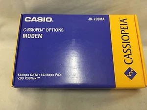 Modem CASIO CASSIOPEIA OPTIONS JK-720MA - 56KBPS DATA/14,4KBPS FAX - Photo 1/6