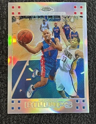 🔥CHAUNCEY BILLUPS 2008 TOPPS REFRACTOR CROMO PLATA #'d/999!🔥¡PISTONES MVP! Foto 1 de 2