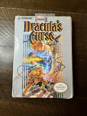 Castlevania III Dracula’s Curse (Nintendo NES, 1990) SEALED - Brand New in Box! - Image 1 of 4