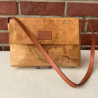 Bolso clutch de hombro con estampado de mapa Alviero Martini Foto 1 de 4