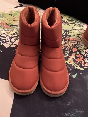 Новый с Ярлыками Land's End искусственного меха с подкладкой пуховик загрузки тапочки женщин размер 10 - Изображение 1 из 4