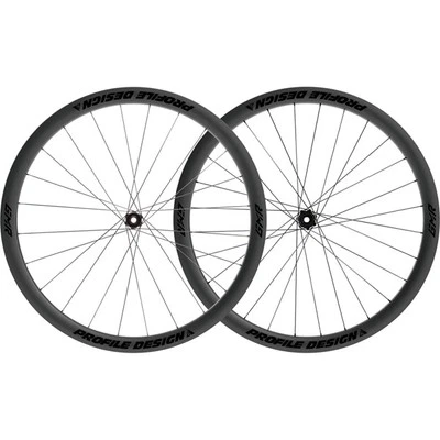 Profile Design GMR 38 Twenty Six Full Carbon Clincher Tubeless Wheelset - 700C - Image 1 of 2