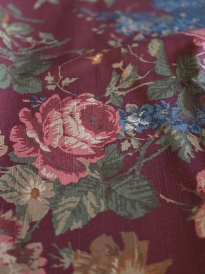 De colección Ralph Lauren Cabbage Rose Rojo Profundo 54" Ancho POR Calidad RL PRECIOSO Foto 1 de 4