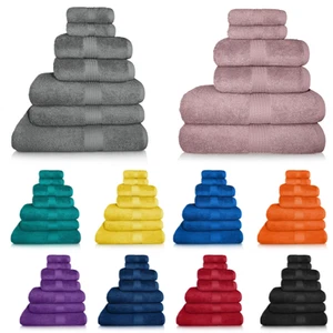 Luxury 100% Egyptian Cotton 600 GSM Thick Super Soft Towel Face Hand Bath Towels - Picture 1 of 38