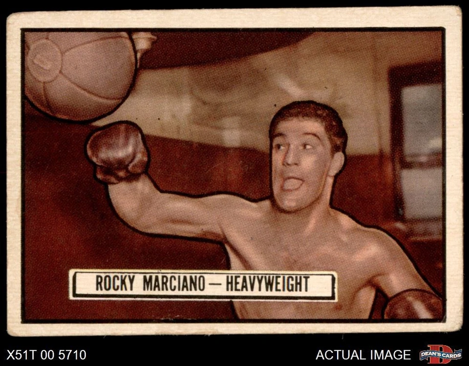 1951 Topps Ringside #32 Rocky Marciano HOF 2 - GOOD - Image 1 of 1