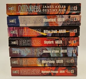 Vintage Posten von 7 James Axler DEATHLANDS/OUTLANDERS Taschenbüchern - Bild 1 von 11