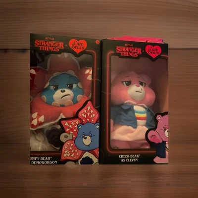 Netflix Care Bears x Stranger Things Grumpy Demogorgon Cheer Eleven 12 Inch New - Image 1 of 4
