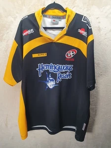 Cornish Pirates 5XL Samurai Rugby 2008 Away Shirt - Picture 1 of 14