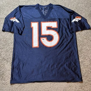 Denver Broncos Tim Tebow Navy Blue NFL Football Jersey Men’s L/XL Team Apparel - Picture 1 of 7