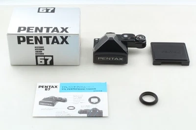 Late Model w/Ring [ Top MINT in Box ] Pentax 67 TTL Finder For 67 6x7 From JAPAN - Image 1 of 4