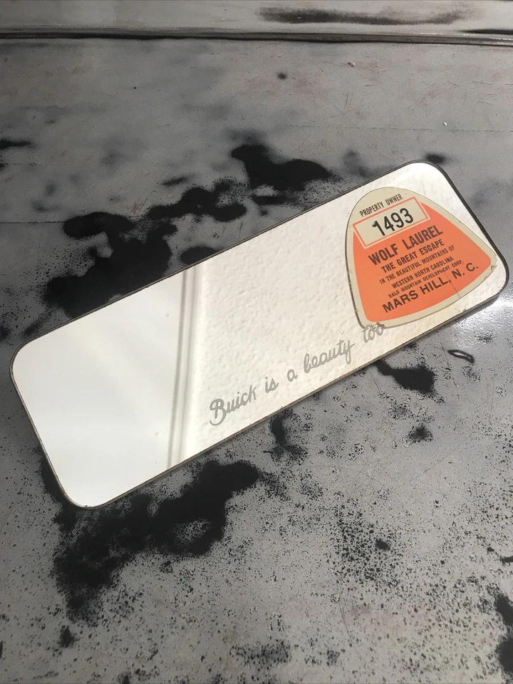 Espejo tocador visera vintage años 50’s 60’s Buick Is A Beauty Too Roadmaster Skylark Foto 1 de 4