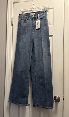 Brand New Frame Le Slim Palazzo Wide Leg Jeans Size 26 - Image 1 of 4
