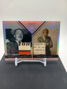 1/1 - JOHN F KENNEDY & MARTIN LUTHER KING JR. DUAL RELIC - 23 ANDENKEN EDITION - Bild 1 von 2