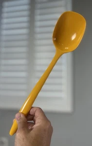 Vintage gelb orange Merigold Melamin Rühren Servierlöffel Utensil MCM - Bild 1 von 7