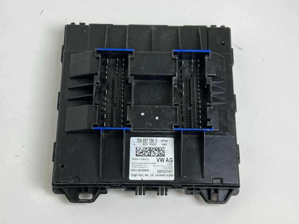 2019 VOLKSWAGEN BEETLE BODY CONTROL MODULE BCM BCU 7E0937190D OEM - Imagem 1 de 4