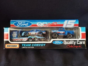 1993 LE Matchbox Ford Quality Care Racing Team Convoy Lake Speed #15 Diecast  - Picture 1 of 5