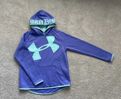 Under Armour Storm Coldgear连帽衫。  Youth 大号 — 第 1/4 张图片