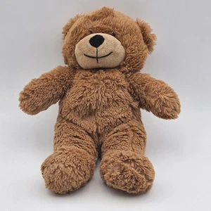 MS Teddybär Inc zotteliger Teddy Plüsch braun 14 Zoll Stofftier mit Schleife - Bild 1 von 4