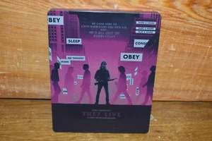 John Carpenter's They Live (4K UHD, Blu-Ray) Studio Canal UK Steelbook Import - Picture 1 of 11