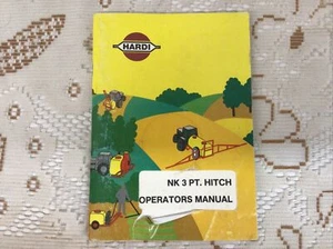 Hardi NK 3 Pt. Hitch  Operator Maintenance Manual - Picture 1 of 5