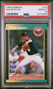 1989 Donruss #154 Nolan Ryan PSA 10 Gem Mint HOF