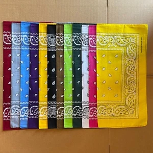 12 Stck. Bandana Sortiment 22"x22" 100% Baumwolle Gesichtsmaske Head Wrap Patriotisch - Bild 1 von 42