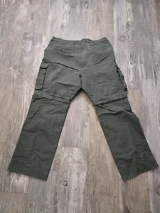 Boy Scouts of America Men's 40 Green Cargo Convertible Uniform - Read - Picture 1 of 13