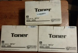 Lot of 3 Toner for use in Mita  4056, 4086 Toner Cartridges 425gs - Picture 1 of 4