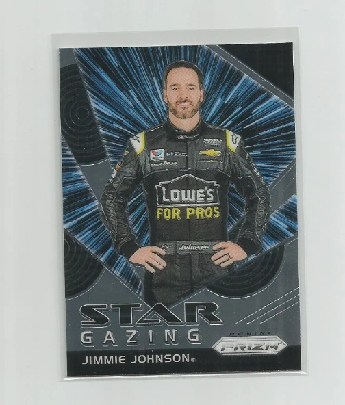 JIMMIE JOHNSON 2018 PANINI PRIZM RACING STAR GAZING CARD #65 - Image 1 of 1