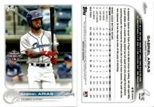 Gabriel Arias 2022 Topps Pro Debut Baseball Card PD-142  Columbus Clippers