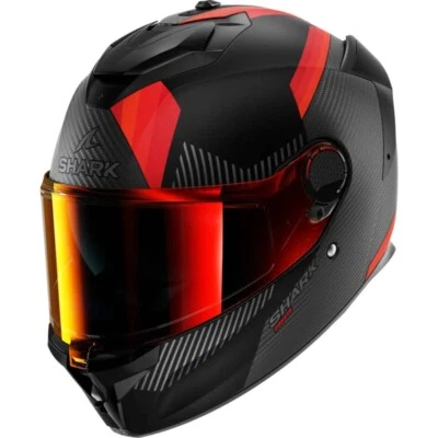 Casco Integrale Shark Spartan Gt Pro Carbon Dokhta Arancio Antracite Opaco - Immagine 1 di 4