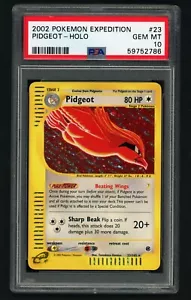 Pidgeot Holo Pokemon Card e-Expedition 23/165 ARK CGC BGS PSA 10 - Picture 1 of 2