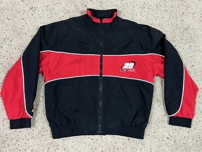 Vintage NASCAR Ricky Rudd #28 Signed Texaco Windbreaker Jacket Size M Autograph - Image 1 of 4