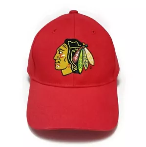 Chicago Blackhawks NHL Hockey Baseballmütze ADJ rot Kappe Kick 10 Pro Gear neu ohne Etikett - Bild 1 von 7