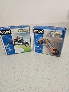 K'nex Imagine Motorcycle & Stealth Plane - Picture 1 of 6