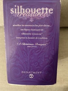 Dept 56 Silhouette Treasures “A Christmas Bouquet “ Ornament - Picture 1 of 4